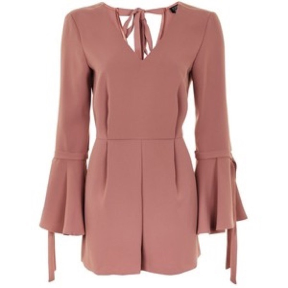 Topshop Tie sleeve Romper